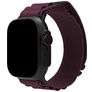Mobilize Alpine Nylon Apple Watch Armband Dornschließe - 49/46/45/44 mm - Bordeaux