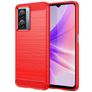 Mobigear Brushed Slim Realme Narzo 50 5G Hülle Flexibles TPU Backcover - Rot