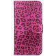 Mobigear Leopard iPhone XS Hülle Klapphülle Geldbörse - Pink