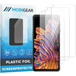 Mobigear Samsung Galaxy Xcover Pro Displayschutz Schutzfolie - Hüllenfreundlich (3er Pack)