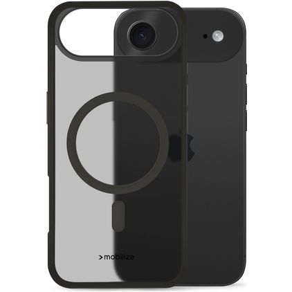 Mobilize Hybrid Pro iPhone Air MagSafe Hülle Hardcase Backcover Stoßfest - Schwarz