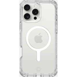 ITSKINS Level 2 HybridMagClear R Durchsichtig iPhone 16 Pro MagSafe Hülle Hardcase Backcover Stoßfest - Transparent