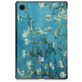 Mobigear Tri-Fold Samsung Galaxy Tab A8 10.5 (2021) Hülle Klapphülle - Mandelblüten