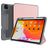 Mutural Tri-Fold Tough iPad Pro 11 Zoll (2021) Hülle Klapphülle + Stifthalter - Schwarz / Roségold
