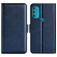 Mobigear Slim Magnet Motorola Moto G71 5G Hülle Klapphülle Geldbörse - Blau