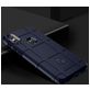 Mobigear Rugged Shield Motorola One Power Hülle Flexibles TPU Backcover Stoßfest - Blau