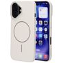 Mobiparts Slim Line iPhone 16 MagSafe Hülle Hardcase Backcover - Off White