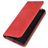 Mobigear Retro Slim POCO F2 Pro Hülle Klapphülle Geldbörse - Rot