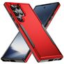 Mobigear Heavy Armor Samsung Galaxy S24 Ultra Hülle Hardcase Backcover Stoßfest - Rot
