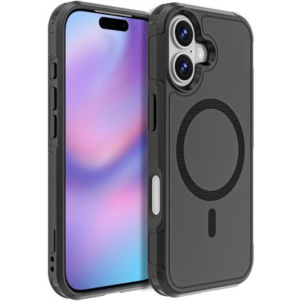 Mobigear Traveller iPhone 17 MagSafe Hülle Hardcase Backcover - Schwarz