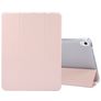 Mobigear Tri-Fold Gel iPad Air 5 (2022) Hülle TPU,Kunstleder Klapphülle + Stifthalter - Pink