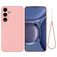 Mobigear Rubber Touch Samsung Galaxy S25 FE Silikon Hülle Backcover - Pink