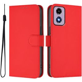 Mobigear Urban Wallet Motorola Moto G04 Hülle Klapphülle Geldbörse - Rot