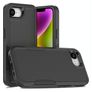 Mobigear Heavy Armor iPhone 16e Hülle Hardcase Backcover Stoßfest - Schwarz