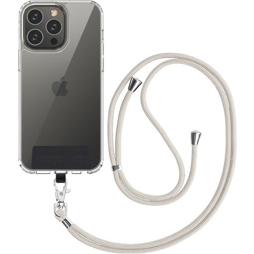 Mobigear Lanyard Universal-Handykette einstellbar - Grau