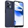 Mobigear Groove Realme C35 Hülle Flexibles TPU Backcover - Blau