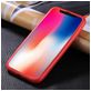 Mobigear FlexGuard iPhone XS Hülle Flexibles TPU Backcover - Rot
