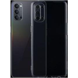 Mobigear Ultra Thin Durchsichtig OPPO Reno 4 Hülle Flexibles TPU Extra Dünn Backcover - Transparent