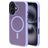 Mobiparts Hardcover iPhone 16 MagSafe Hülle Hardcase Backcover - Satin Lila