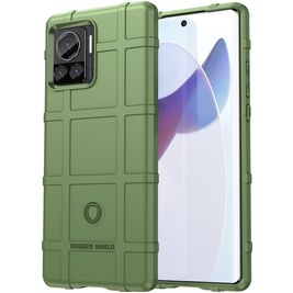 Mobigear Rugged Shield Motorola Edge 30 Ultra Hülle Flexibles TPU Backcover Stoßfest - Grün Mobigear Rugged Shield Motorola Edge 30 Ultra Hülle Flexibles TPU Backcover Stoßfest - Grün