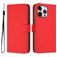 Mobigear Urban Wallet iPhone 16 Pro Max Hülle Klapphülle Geldbörse - Rot