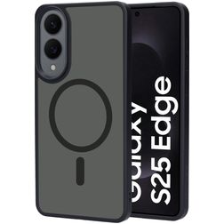 Mobiparts Hardcover Samsung Galaxy S25 Edge MagSafe Hülle Hardcase Backcover - Schwarz
