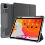 Mutural Tri-Fold Tough iPad Pro 11 Zoll (2022) Hülle Klapphülle + Stifthalter - Schwarz