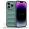 Mobigear Bumpy iPhone 15 Pro Hülle Flexibles TPU Backcover - Grün