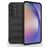 Mobigear Bumpy Samsung Galaxy A35 Hülle Flexibles TPU Backcover - Schwarz