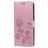 Mobigear Roses Samsung Galaxy J6 Plus Hülle Klapphülle Geldbörse - Roségold