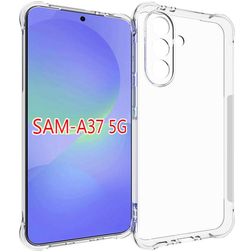 Mobigear Cushion Durchsichtig Samsung Galaxy A37 Hülle Flexibles TPU Backcover - Transparent