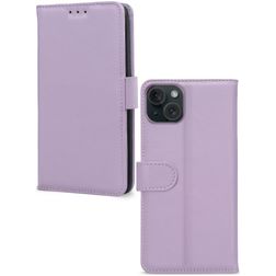 Mobilize Premium Gelly Wallet iPhone 15 Plus Klapphülle Portemonnaie - Lila