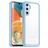Mobigear Crystal Samsung Galaxy A14 Hardcase Backcover - Transparent / Blau