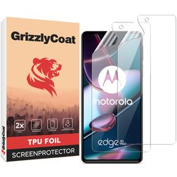 GrizzlyCoat Motorola Edge 30 Pro Hydrogel TPU Displayschutz - Hüllenfreundlich (2er Pack)