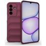 Mobigear Bumpy Samsung Galaxy A27 Hülle Flexibles TPU Backcover - Wine Red