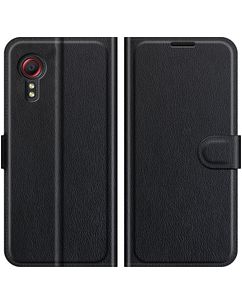 Mobigear Classic Samsung Galaxy Xcover 5 Hülle Klapphülle Geldbörse - Schwarz