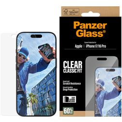 PanzerGlass Classic Fit iPhone 17 Gehärtetes Glas Displayschutz - Hüllenfreundlich