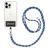 Mobigear Lanyard Universal-Handykette einstellbar - Schwarz / Blau / Babyblau