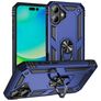 Mobigear Armor Ring iPhone 17 Hülle Hardcase Backcover Stoßfest mit Ringhalter - Blau