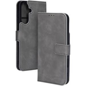 Mobiparts Classic Wallet Samsung Galaxy A36 MagSafe Hülle Klapphülle - Granite Grey