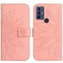 Mobigear Sunflower TCL 305 Hülle Klapphülle Geldbörse - Pink