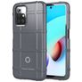 Mobigear Rugged Shield Xiaomi Redmi 10 4G Hülle Flexibles TPU Backcover Stoßfest - Grau