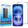 Mobigear Premium iPhone 16 Panzerglas Gehärtetes Glas Displayschutz - Hüllenfreundlich - Schwarz