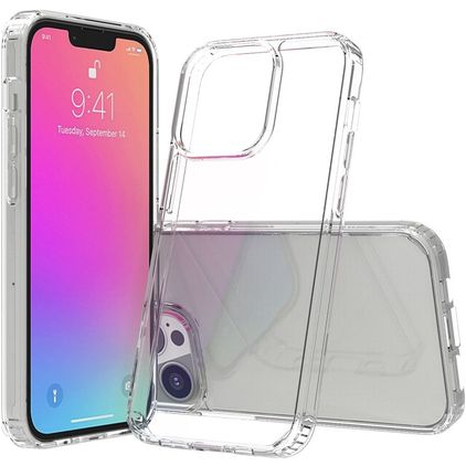 Mobigear Crystal Durchsichtig iPhone 13 Pro Hülle Hardcase Backcover - Transparent