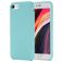 Mobigear Rubber Touch iPhone SE (2022) Silikon Backcover - Türkis