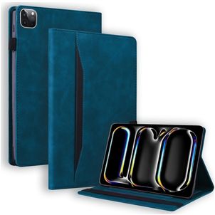 Mobigear Folio iPad Pro 11 Zoll (2024) Hülle Klapphülle - Dunkelblau