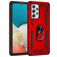 Mobigear Armor Ring Samsung Galaxy A53 Hülle Hardcase Backcover Stoßfest mit Ringhalter - Rot