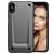 Mobigear Slim Armor iPhone XS Max Hülle Hardcase Backcover Stoßfest - Grau