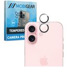 Mobigear iPhone 16 Panzerglas Gehärtetes Glas Kameralinsen Schutz - Hüllenfreundlich Mobigear iPhone 16 Panzerglas Gehärtetes Glas Kameralinsen Schutz - Hüllenfreundlich