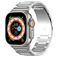 Mobigear Perth Titan Apple Watch Armband Faltschließe - 49/46/45/44 mm - Silber